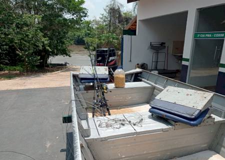 Durante ''Operação Finados'', Polícia Ambiental de Coxim prende homem por pesca ilegal